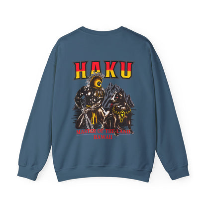 Hawaiian Strength Haku Master of the Land Hawaii Vintage Design 90s New Print Unisex Heavy Blend™ Crewneck Sweatshirt