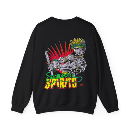 Samoan Strength Samoan Spirits Vintage 90s Design New Print Unisex Heavy Blend™ Crewneck Sweatshirt