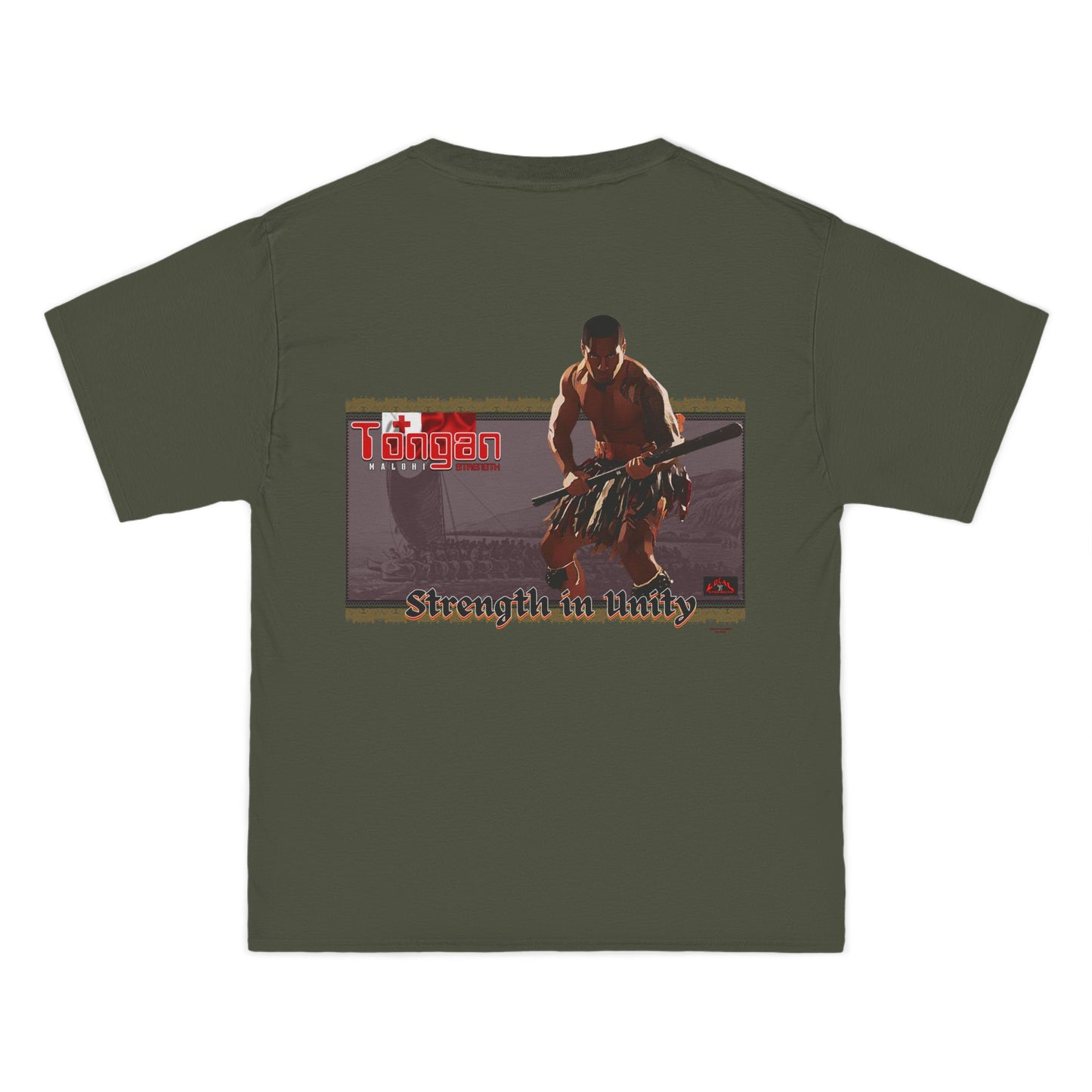 Local Strength Tongan Strength Malohi Stregnth in Unity Beefy-T®  Short-Sleeve T-Shirt