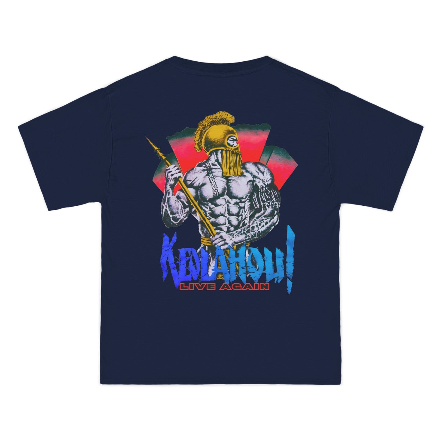 Hawaiian Strength Keolahou! Live Again Vintage Design 90s New Print Beefy-T®  Short-Sleeve T-Shirt