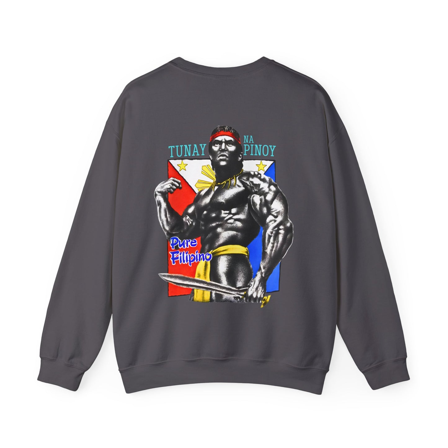 Filipino Strength Tunay na Pinoy Pure Filipino Vintage Design 90s New Print Unisex Heavy Blend™ Crewneck Sweatshirt