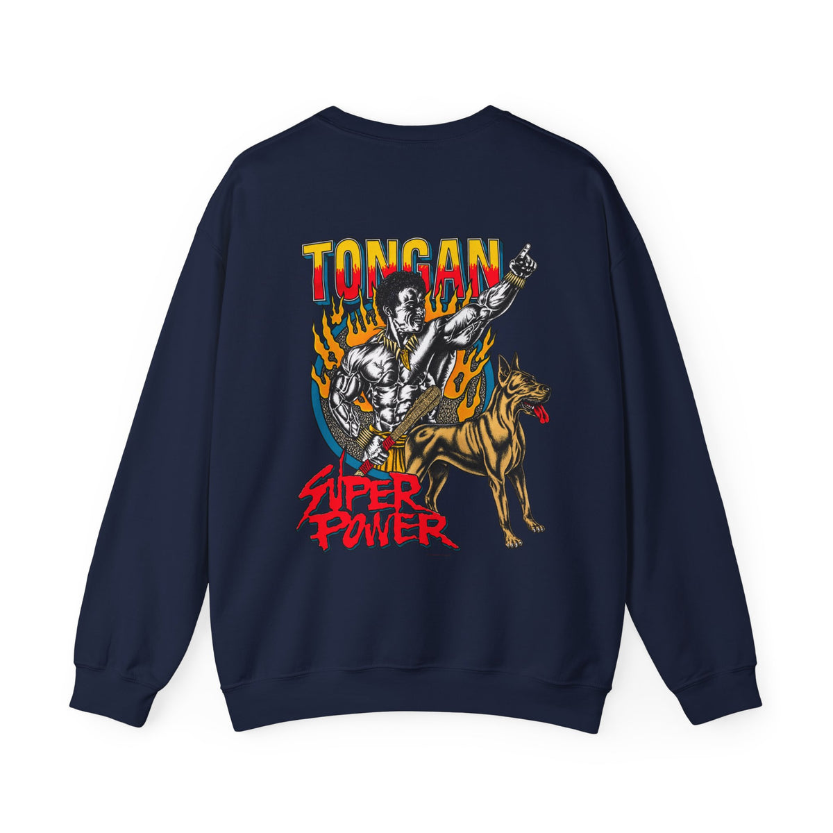 Local Strength Tongan Super Power Unisex Heavy Blend™ Crewneck Sweatshirt