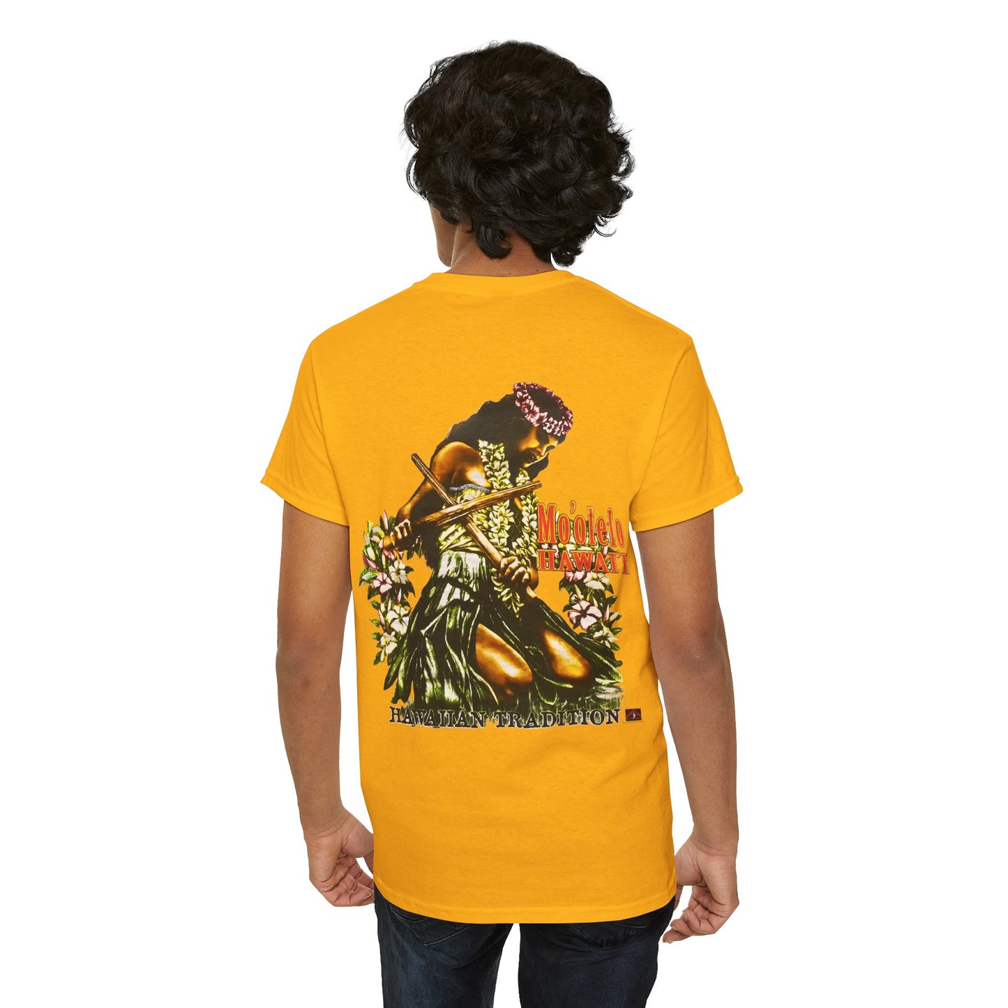 Hawaiian Strength Hawaiian Tradition Mo'olelo Hawai'i Vintage Design 90s New Print T-shirt Unisex Heavy Cotton Tee