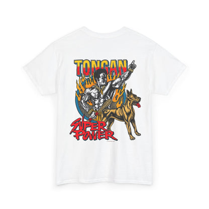 Local Strength Tongan Super Power Unisex Heavy Cotton Tee