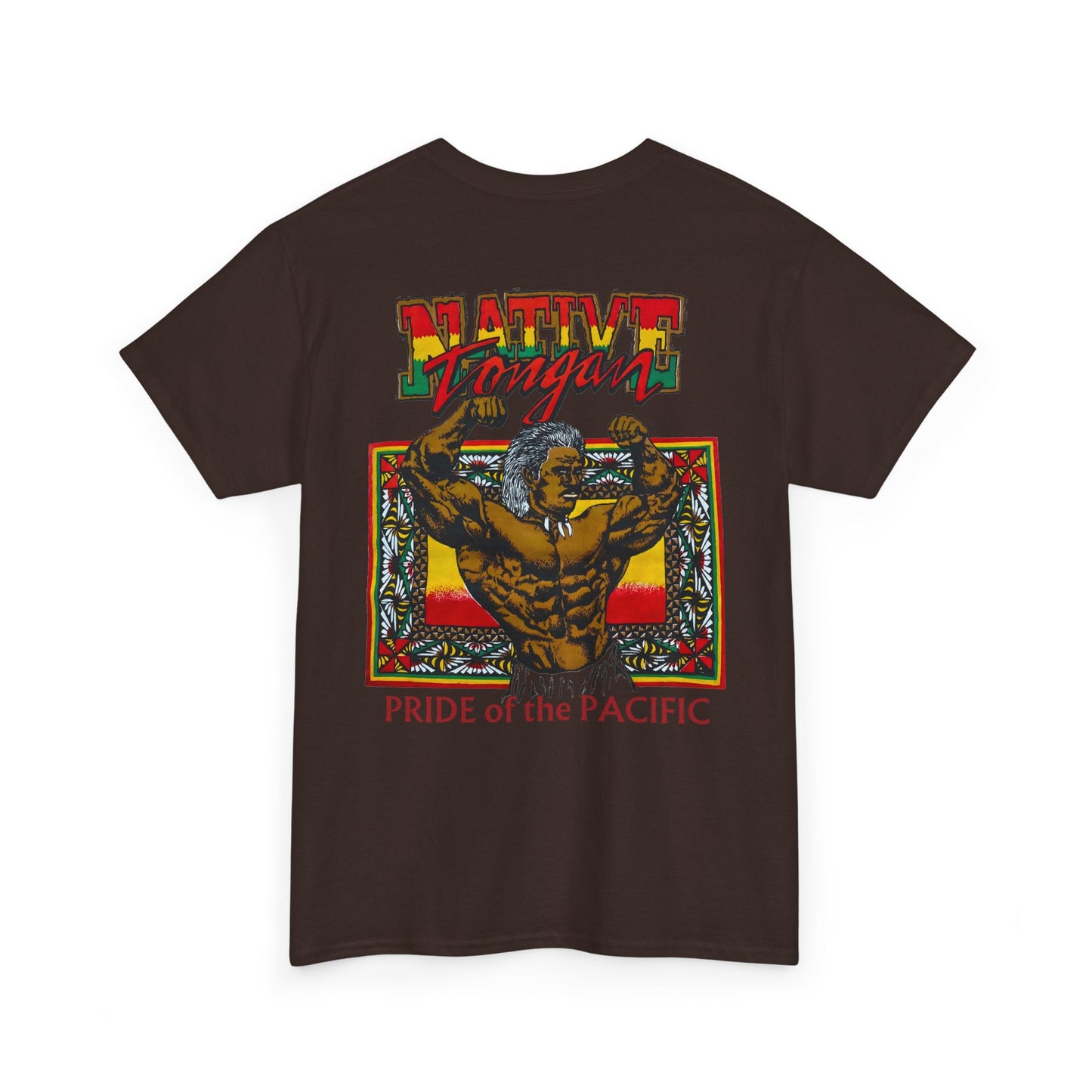 Local Strength Native Tongan Pride of the Pacific Vintage Designs 90s New Print Unisex Heavy Cotton Tee