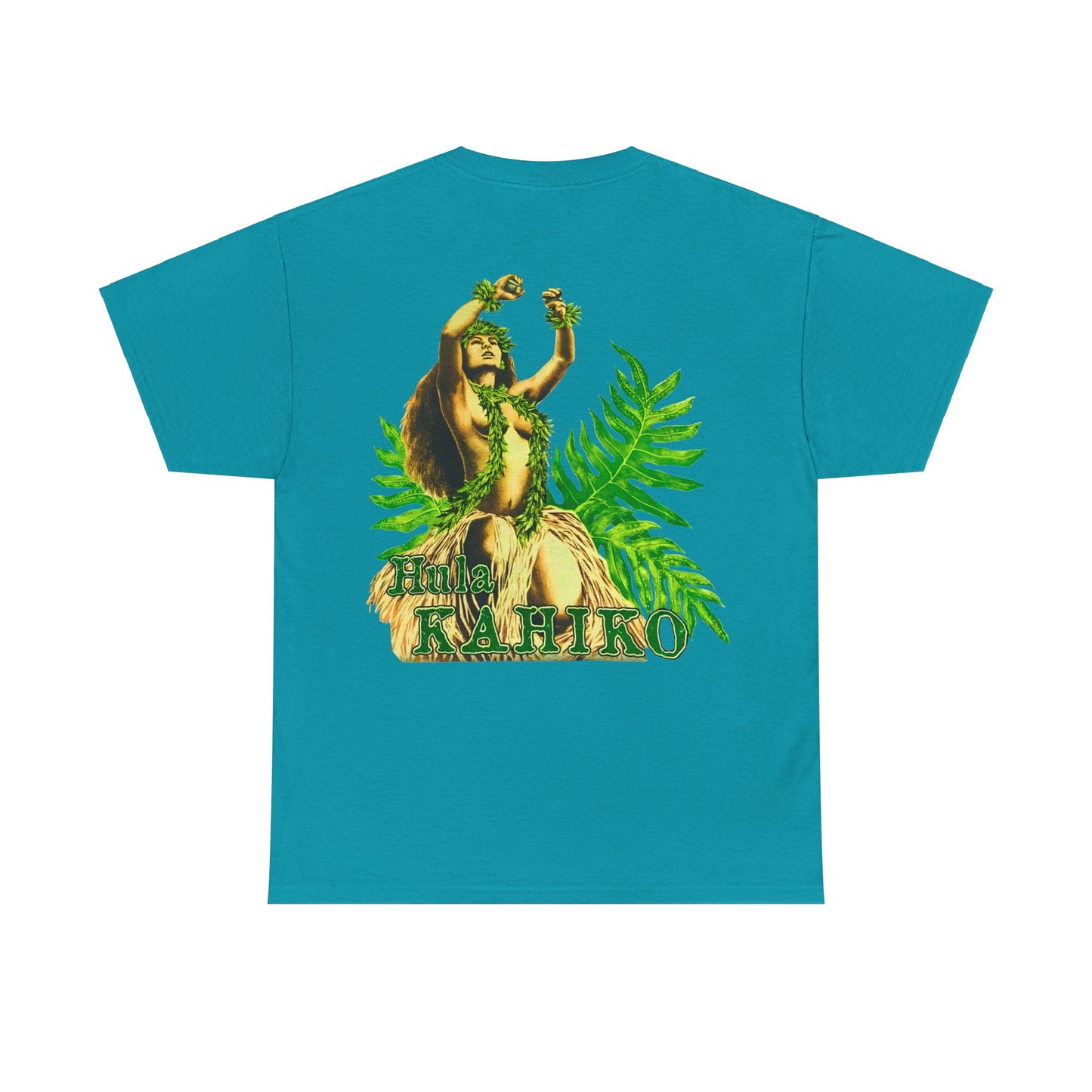 Hawaiian Strength Hula Kahiko Vintage Design 90s New Print Unisex Heavy Cotton Tee