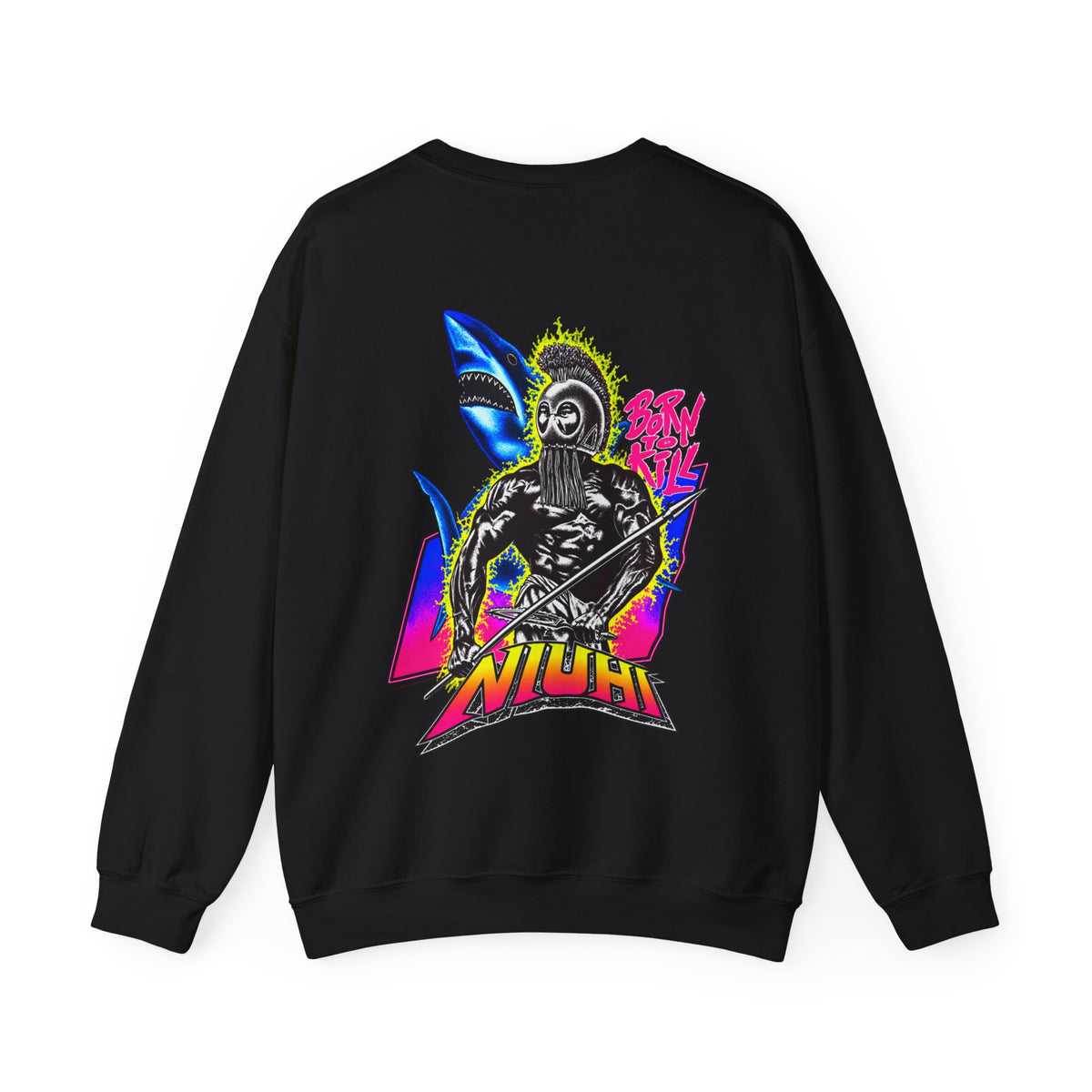 Hawaiian Strength Niuhi Born To Kill Unisex Heavy Blend™ Crewneck Sweatshirt