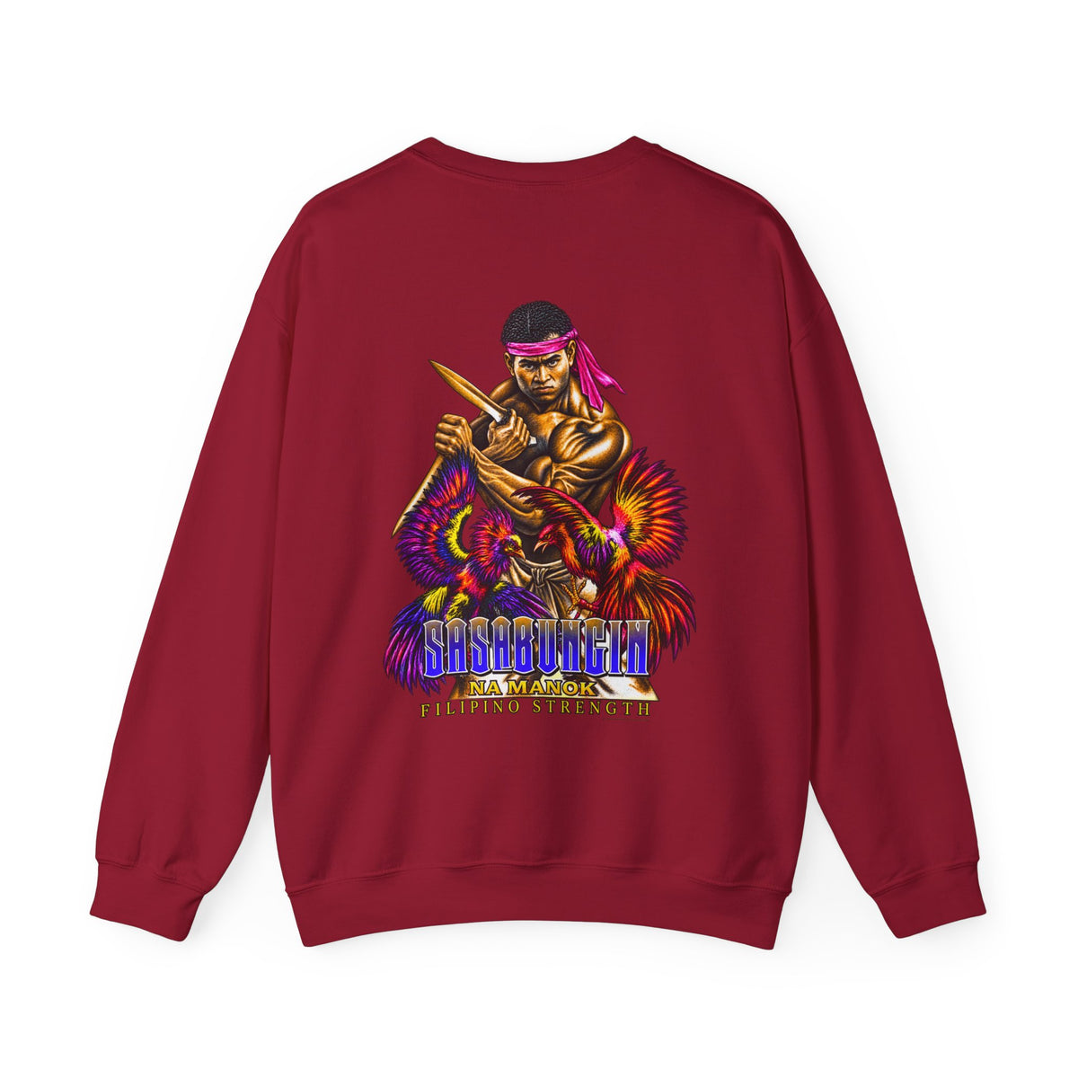 Filipino Strength Sasabungin Na Manok Unisex Heavy Blend™ Crewneck Sweatshirt
