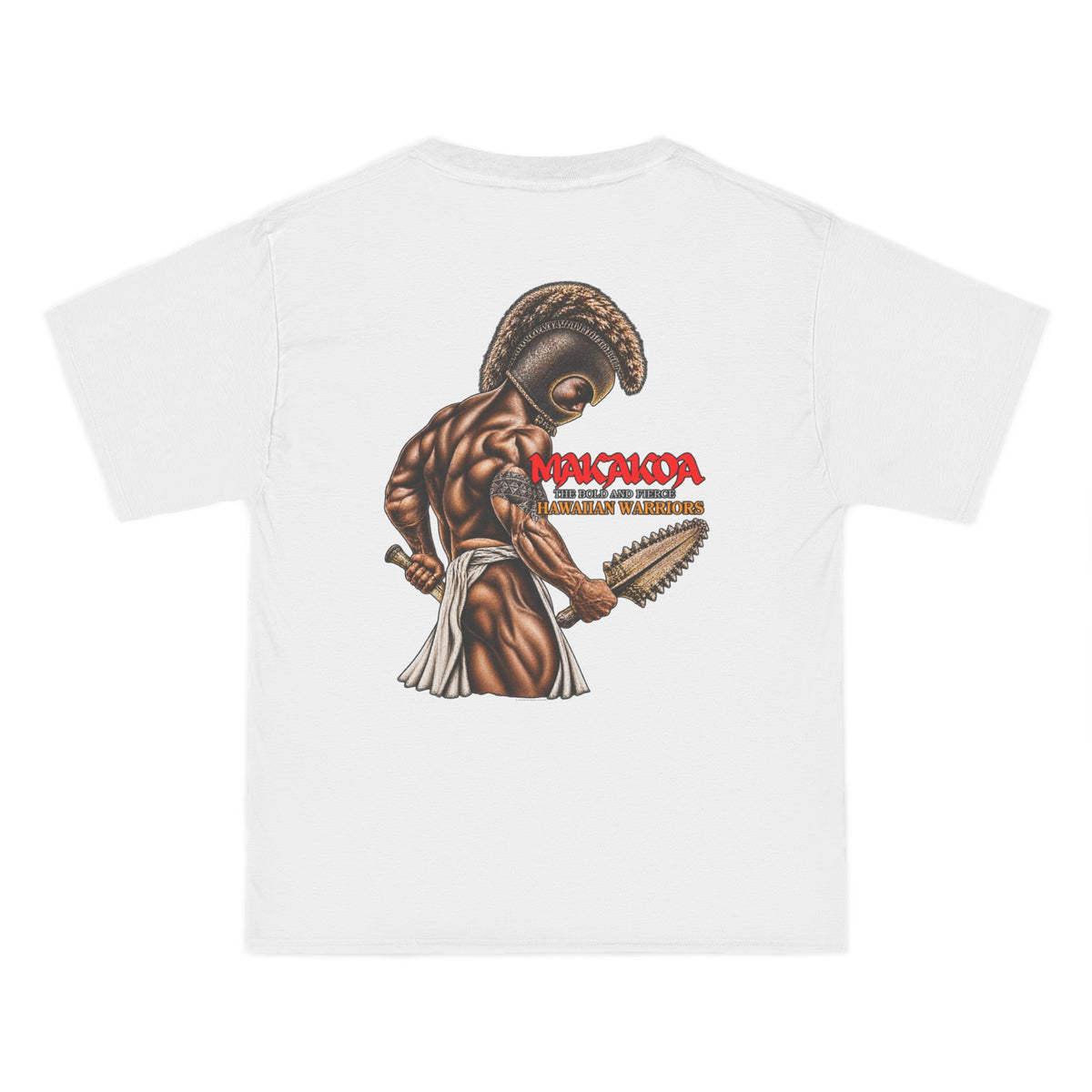 Hawaiian Strength Makakoa The Bold and Fierce Hawaiian Warriors Beefy-T®  Short-Sleeve T-Shirt