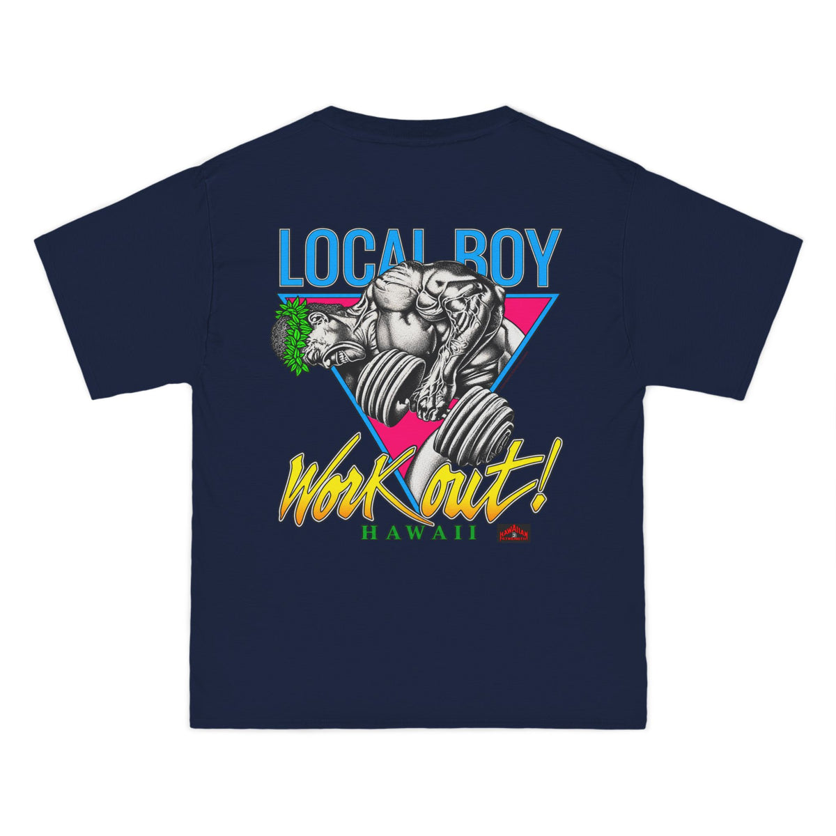 Hawaiian Strength Local Boy Work Out Hawaii Beefy-T®  Short-Sleeve T-Shirt