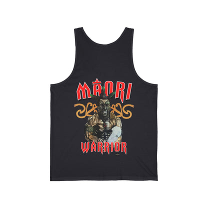Local Strength Maori Warrior Vintage Design 90s New Print Unisex Jersey Tank