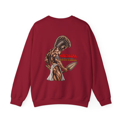 Hawaiian Strength Makakoa The Bold and Fierce Hawaiian Warriors Unisex Heavy Blend™ Crewneck Sweatshirt
