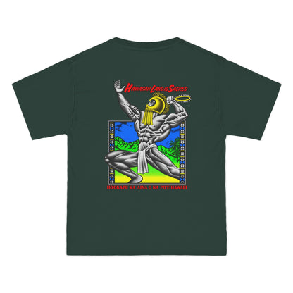 Hawaiian Strength Hawaiian Land Is Sacred Beefy-T®  Short-Sleeve T-Shirt