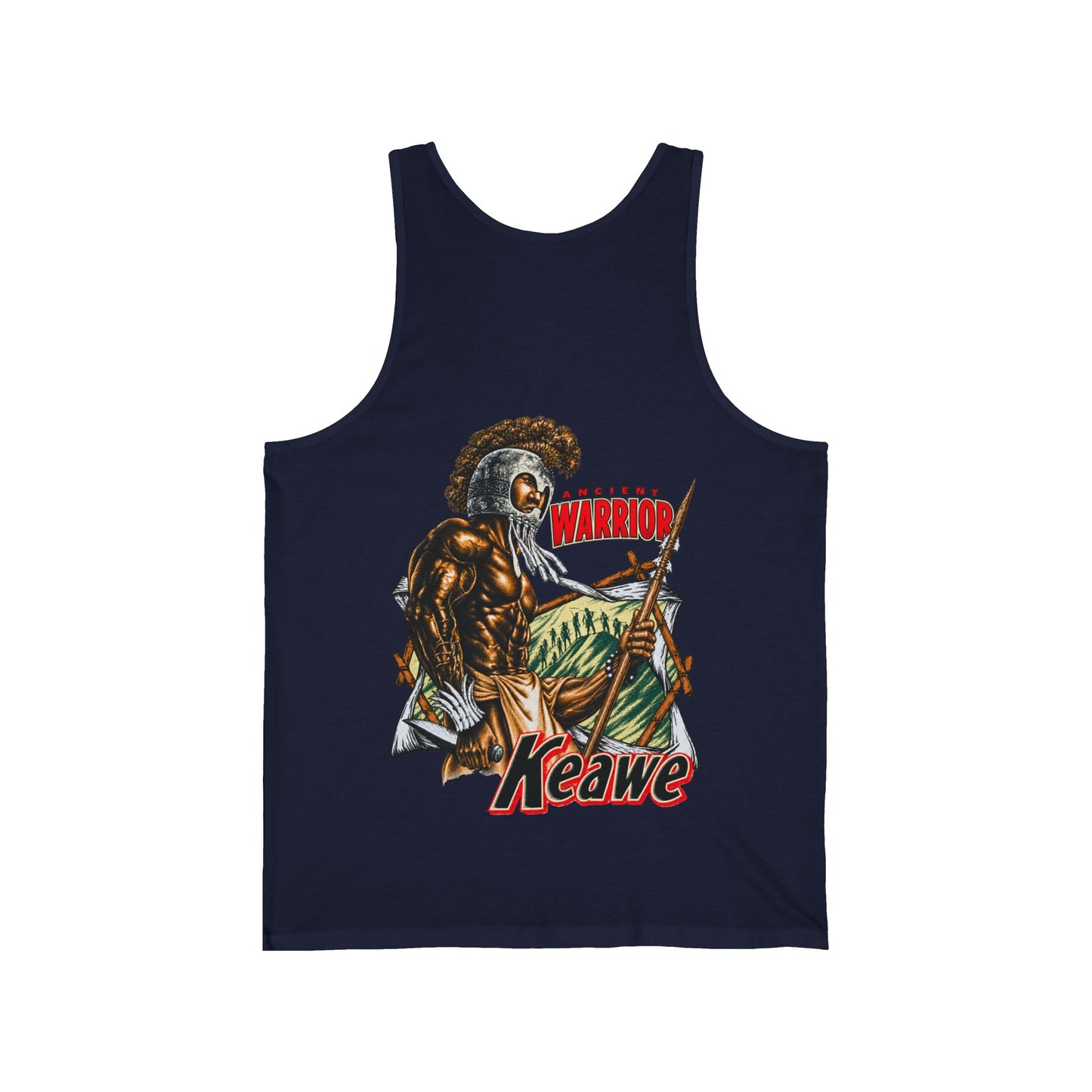 Hawaiian Strength Keawe Ancient Warrior Unisex Jersey Tank