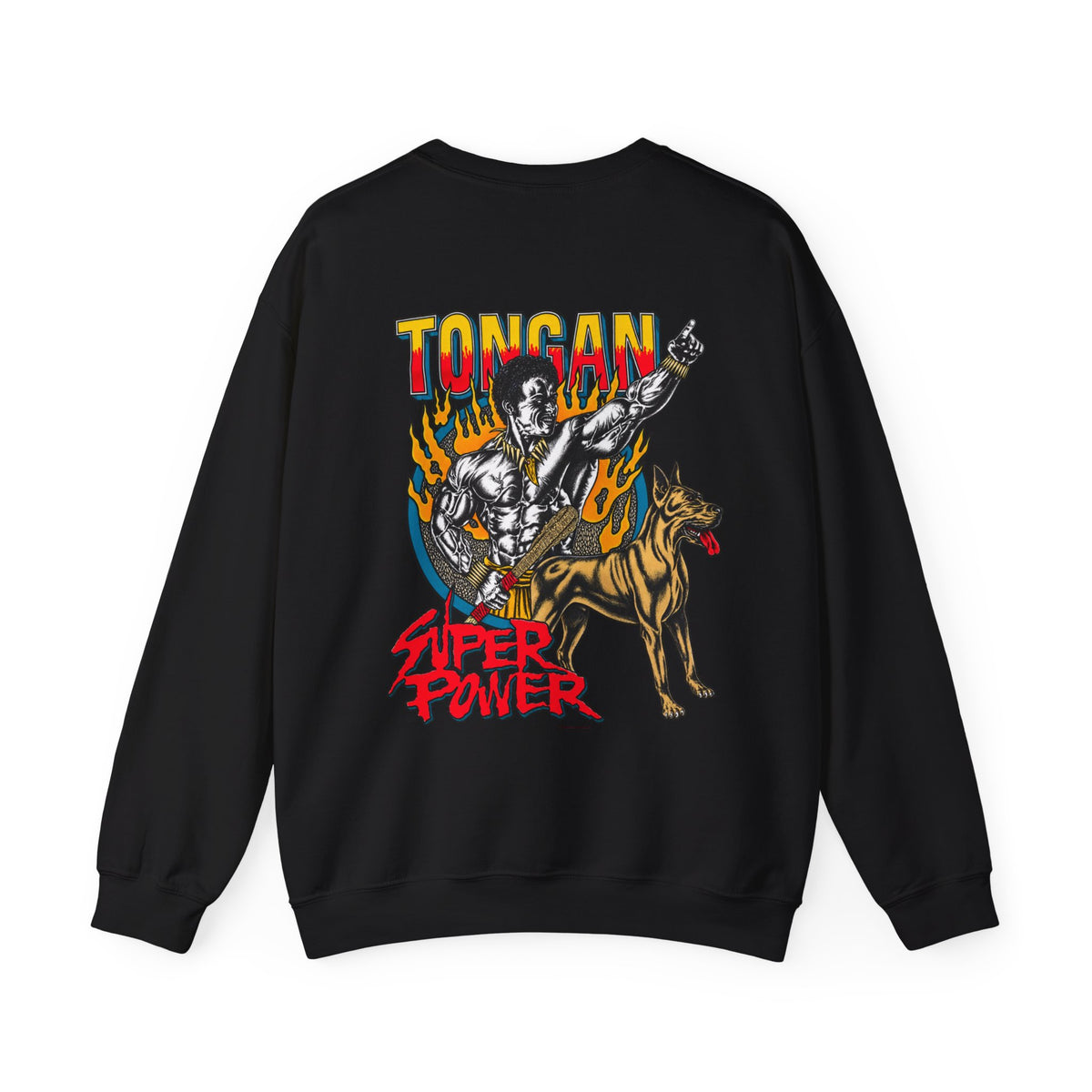Local Strength Tongan Super Power Unisex Heavy Blend™ Crewneck Sweatshirt