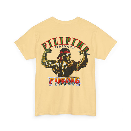 Filipino Strength Purong Lakas Vintage Design 90s New Print T-shirt Unisex Heavy Cotton Tee