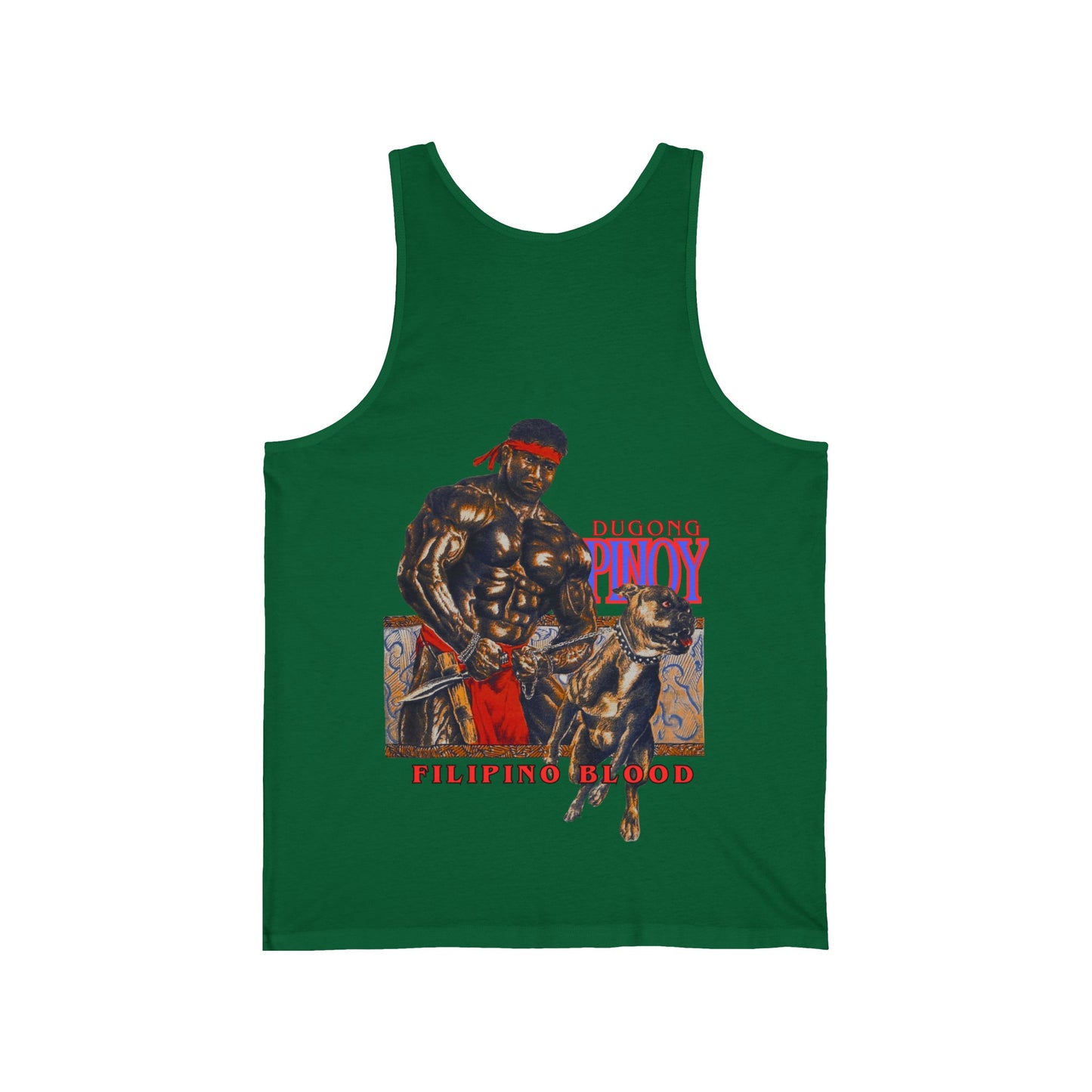 Filipino Strength Dugong Pinoy Filipino Blood Vintage Design 90s New Print Unisex Jersey Tank