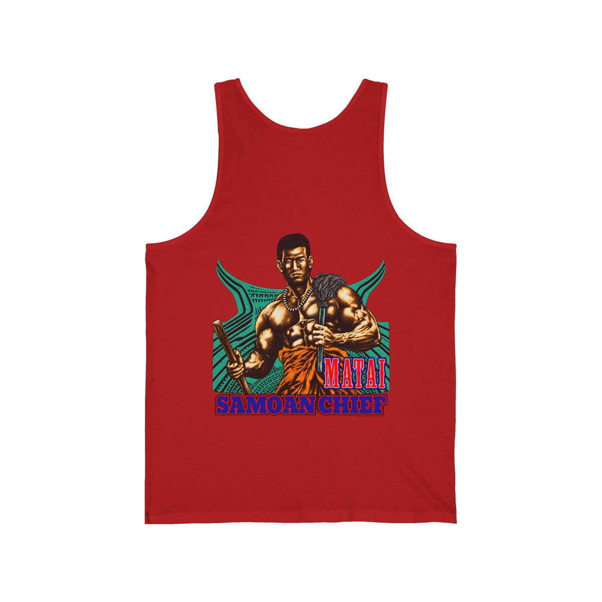 Samoan Strength Samoan Chief Matai Unisex Jersey Tank