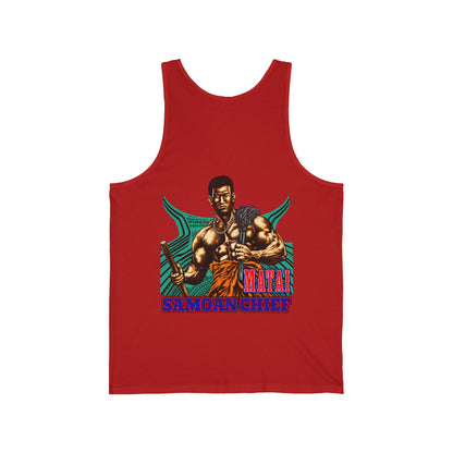 Samoan Strength Samoan Chief Matai Unisex Jersey Tank