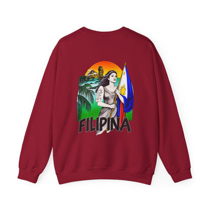 Filipino Strength Filipina Unisex Heavy Blend™ Crewneck Sweatshirt