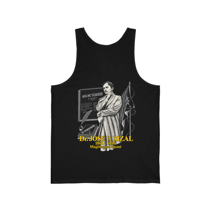 Filipino Strength Dr Jose Rizal Magiting na Bayani Unisex Jersey Tank