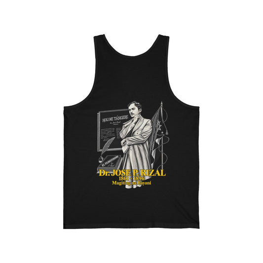 Filipino Strength Dr Jose Rizal Magiting na Bayani Unisex Jersey Tank