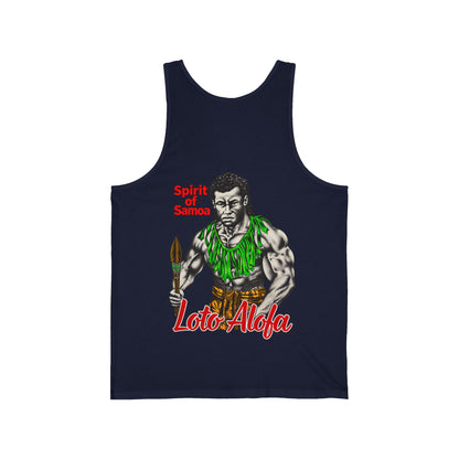 Samoan Strength Spirit of Samoa Loto Alofa Unisex Jersey Tank