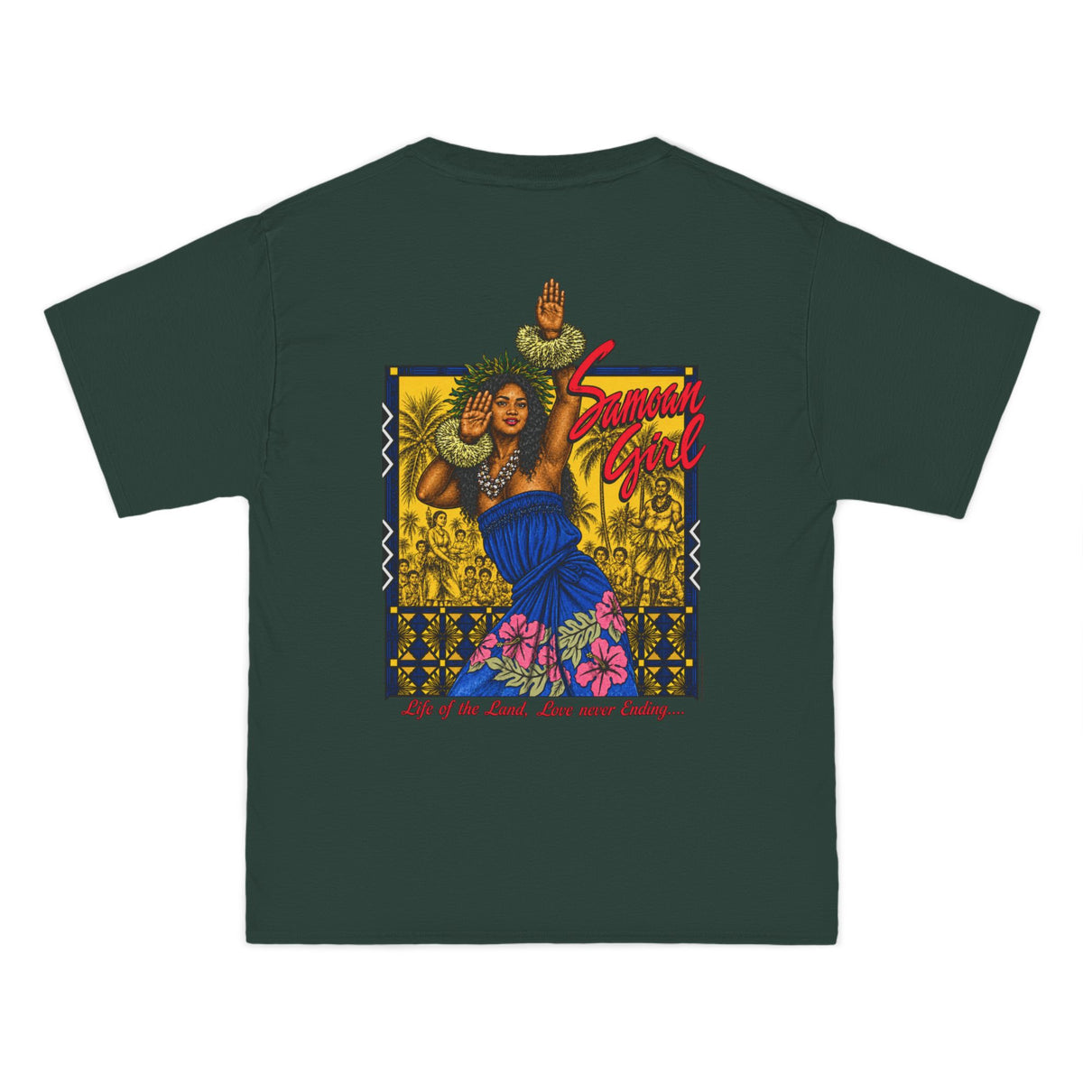 Samoan Strength Samoan Girl Beefy-T®  Short-Sleeve T-Shirt