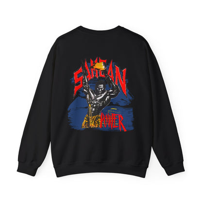 Samoan Strength Samoan Power Vintage Design 90s New Print Unisex Heavy Blend™ Crewneck Sweatshirt