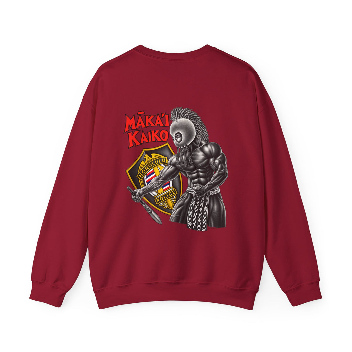 Hawaiian Strength Maka'i Kaiko Honolulu Police Unisex Heavy Blend™ Crewneck Sweatshirt