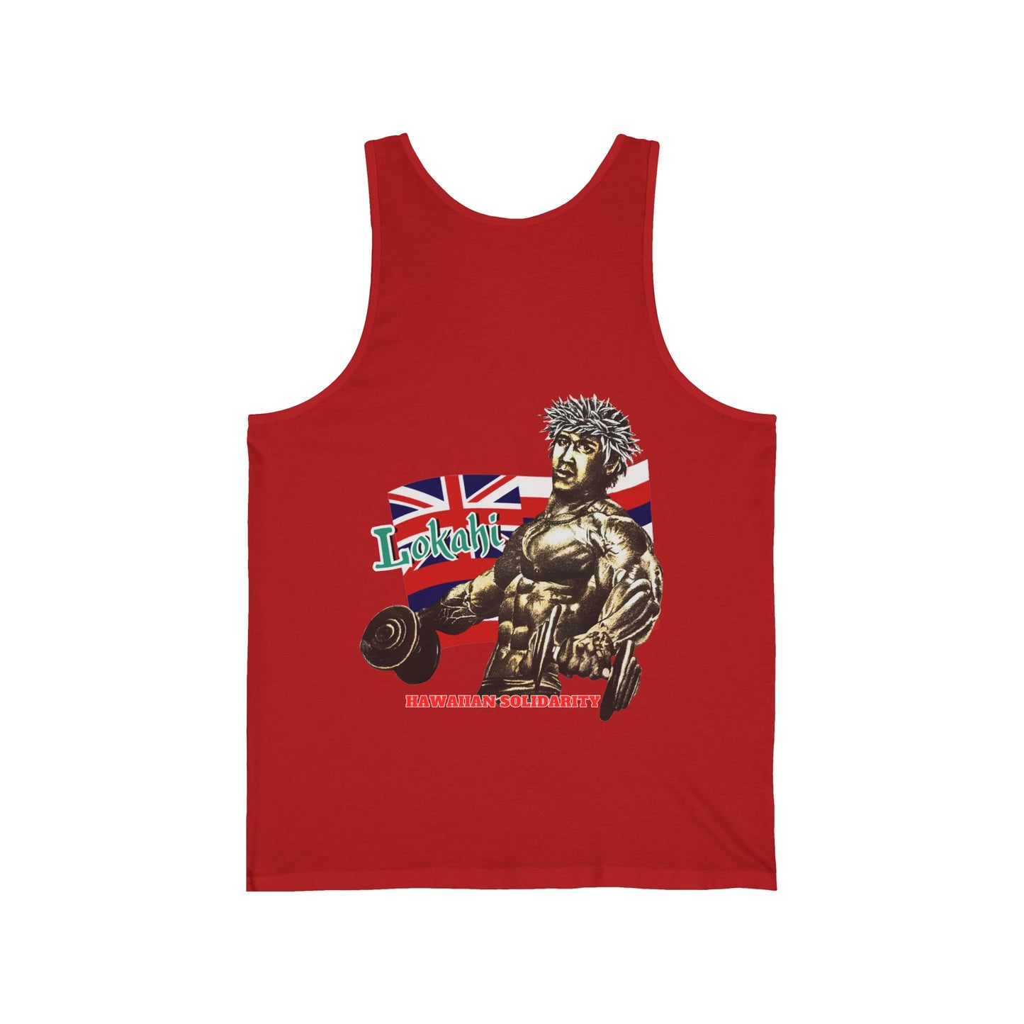 Hawaiian Strength Lokahi Hawaiian Solidarity Vintage Design 90s New Print Unisex Jersey Tank