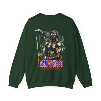 Filipino Strength Mangangso Na Pinoy Filipino Hunter Vintage Design 90s New Print Unisex Heavy Blend™ Crewneck Sweatshirt