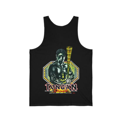 Local Strength Tongan Strength Brought Forth From Native Lands Vintage Design 90s New Print Unisex Jersey Tank