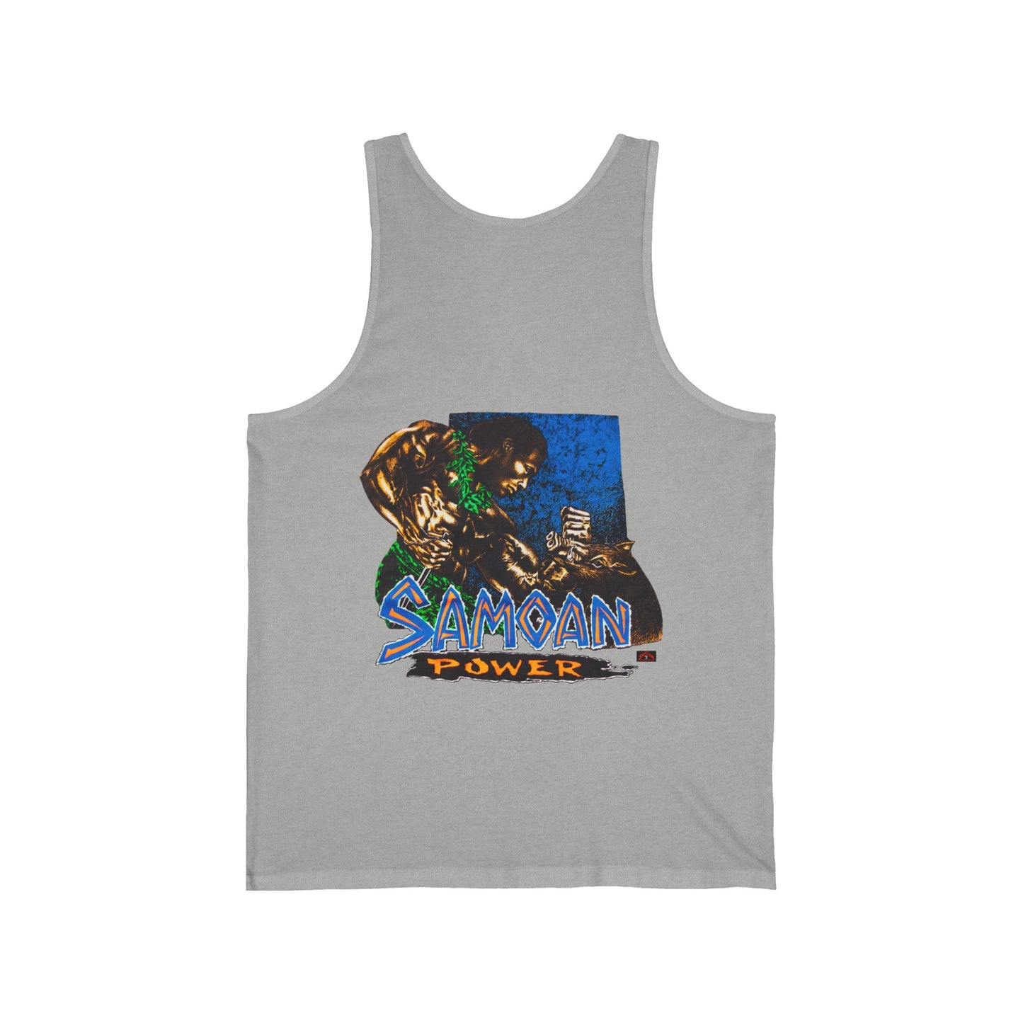 Samoan Strength Samoan Power Vintage Design 90s New Print Unisex Jersey Tank