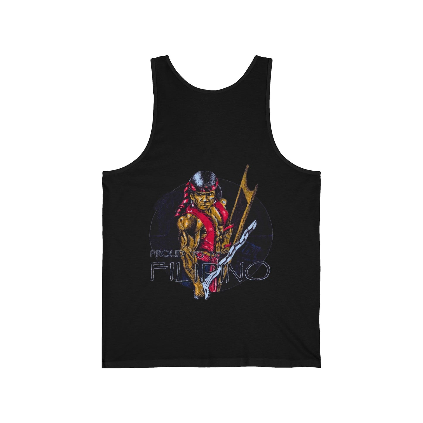 Filipino Strength Proud To Be Filipino Vintage Design 90s New Print Unisex Jersey Tank