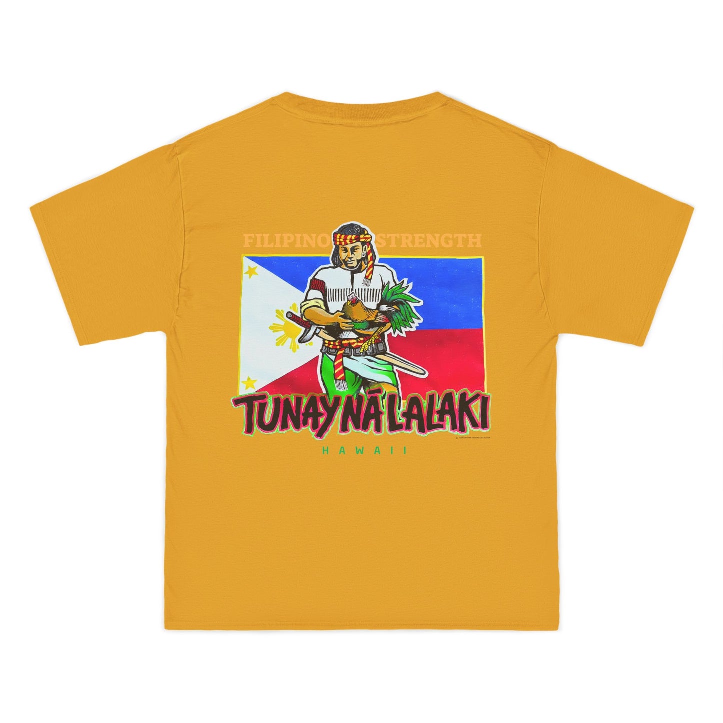 Filipino Strength Tunay Na Lalaki Filipino Strength Hawaii Vintage Design 90s New Print Beefy-T®  Short-Sleeve T-Shirt