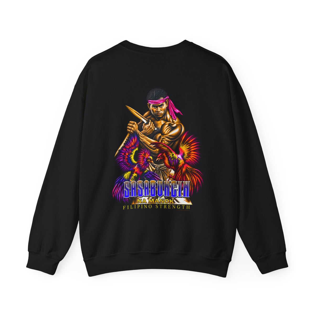 Filipino Strength Sasabungin Na Manok Unisex Heavy Blend™ Crewneck Sweatshirt