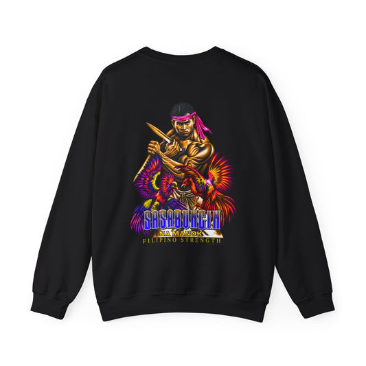Filipino Strength Sasabungin Na Manok Unisex Heavy Blend™ Crewneck Sweatshirt