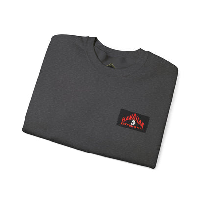 Hawaiian Strength Hawaiian Cockfight Vintage Design 90s New Print Unisex Heavy Blend™ Crewneck Sweatshirt