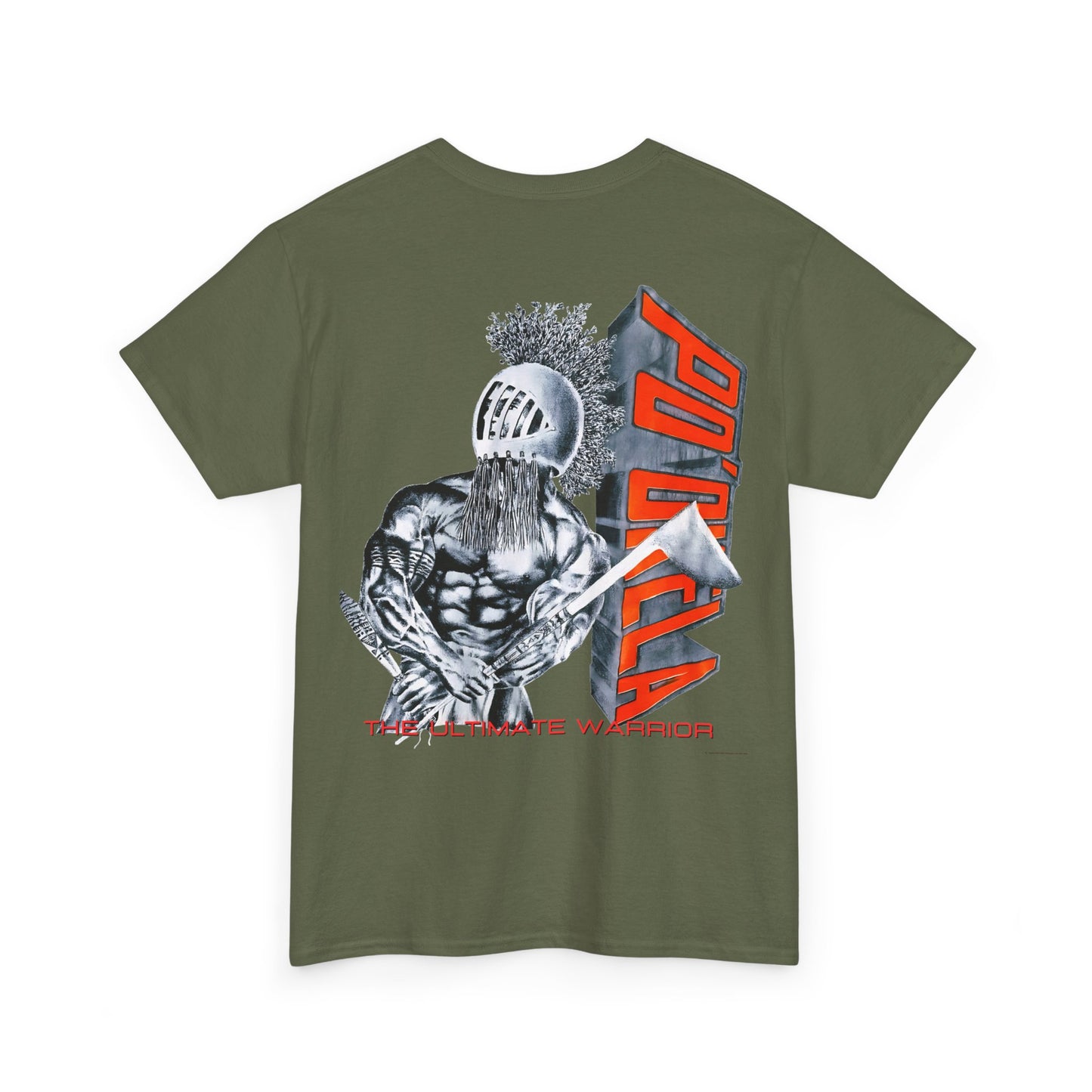 Hawaiian Strength Po'okela The Ultimate Warrior Vintage Design 90s New Print Unisex Heavy Cotton Tee