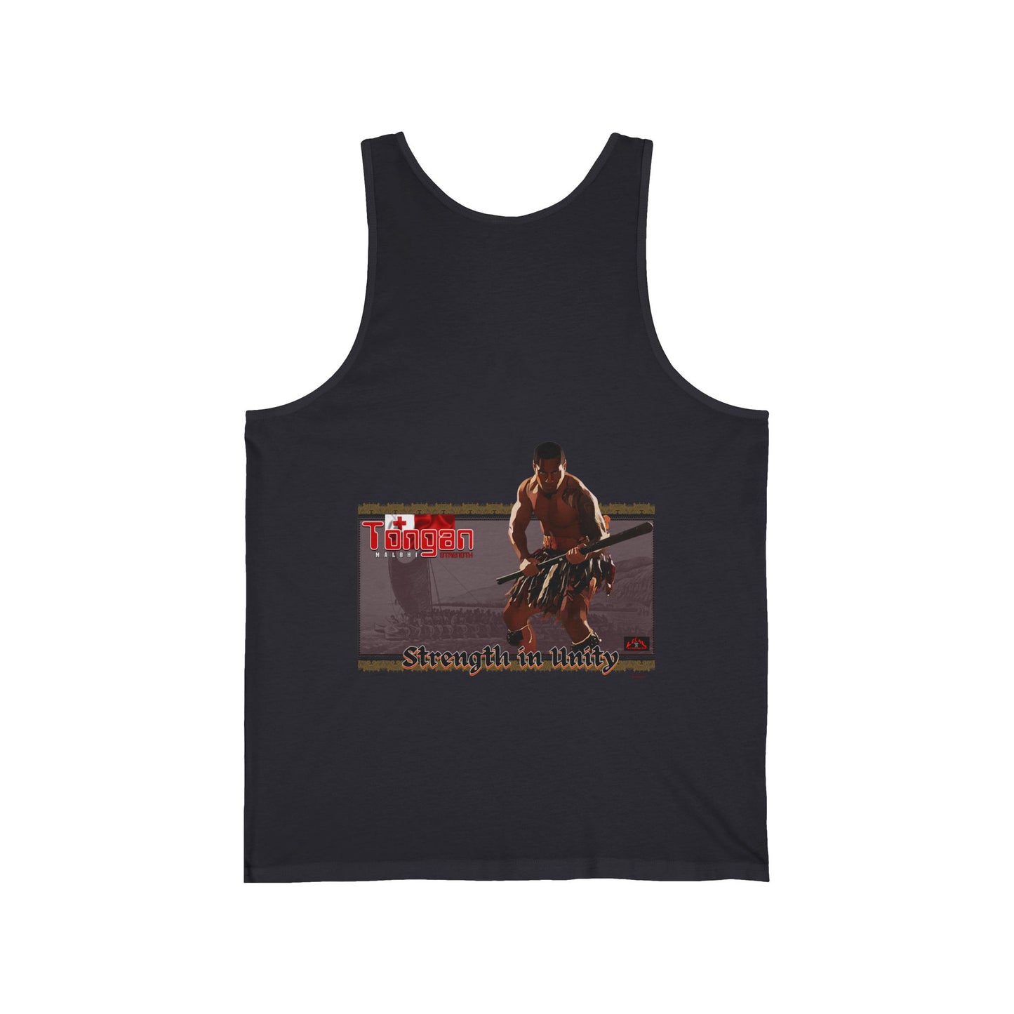 Local Strength Tongan Strength Malohi Stregnth in Unity Unisex Jersey Tank