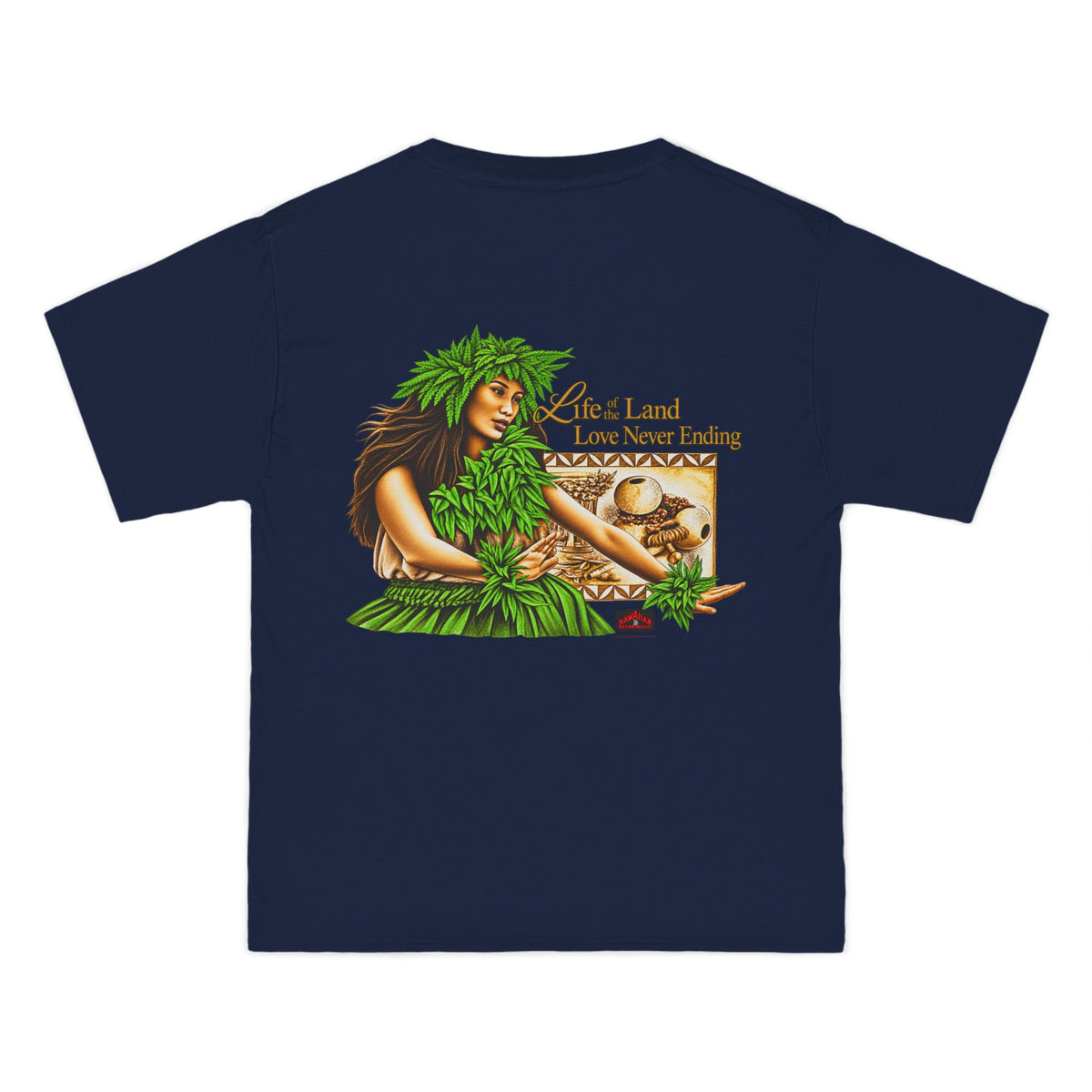 Hawaiian Strength Life of the Land Love Never Ending Beefy-T®  Short-Sleeve T-Shirt