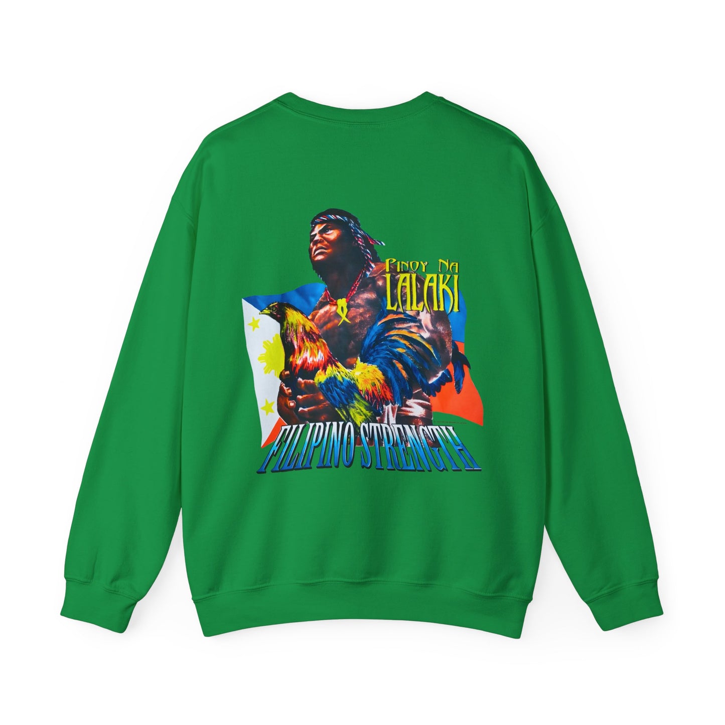 Filipino Strength Pinoy na Lalaki Vintage Design 90s New Print Unisex Heavy Blend™ Crewneck Sweatshirt