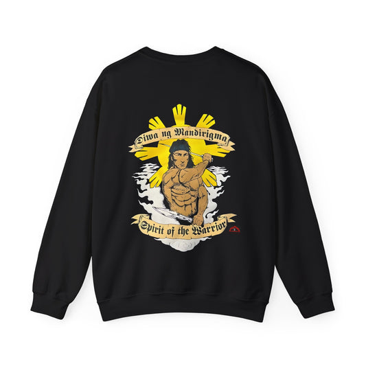 Filipino Strength Spirit of the Warrior Diwa ng Mandirigma Vintage Design 90s New Print Unisex Heavy Blend™ Crewneck Sweatshirt