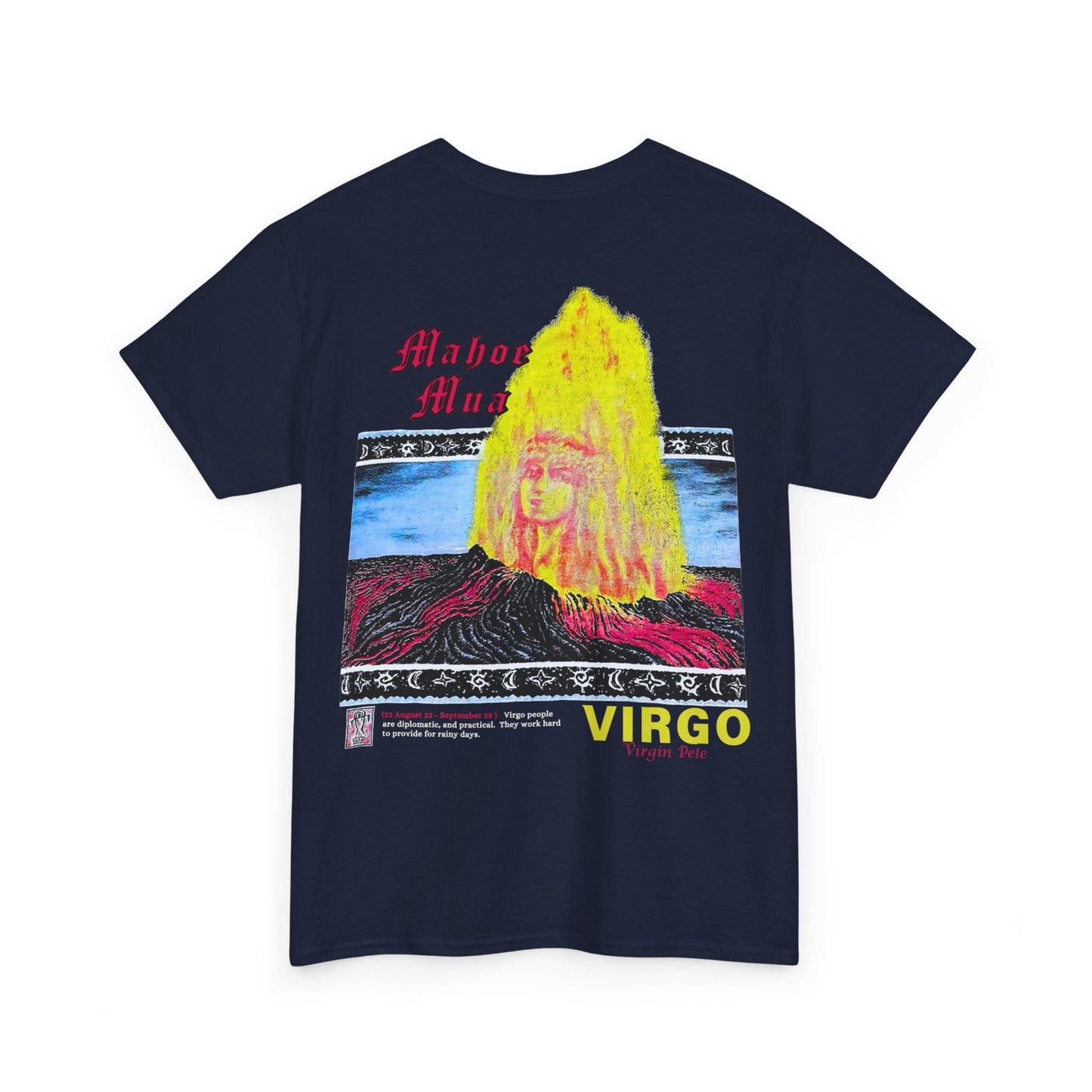 Hawaiian Strength Vigro Mahoe Mua Virgin Pele Vintage Design 90s New Print Unisex Heavy Cotton Tee