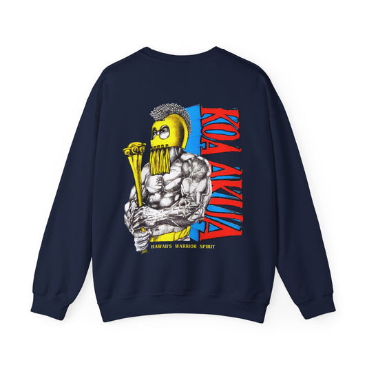 Hawaiian Strength Koa Akua Hawaii's Warrior Spirit Vintage Design 90s New Print Unisex Heavy Blend™ Crewneck Sweatshirt