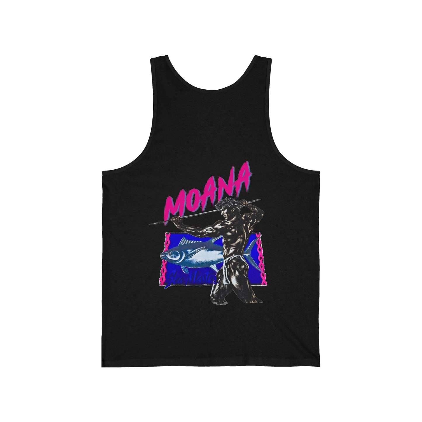 Hawaiian Strength Moana Sea Master Vintage Design 90s New Print Unisex Jersey Tank