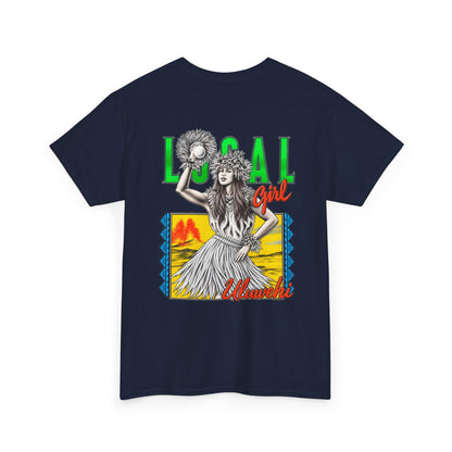 Hawaiian Strength Local Girl Uluwehi Unisex Heavy Cotton Tee