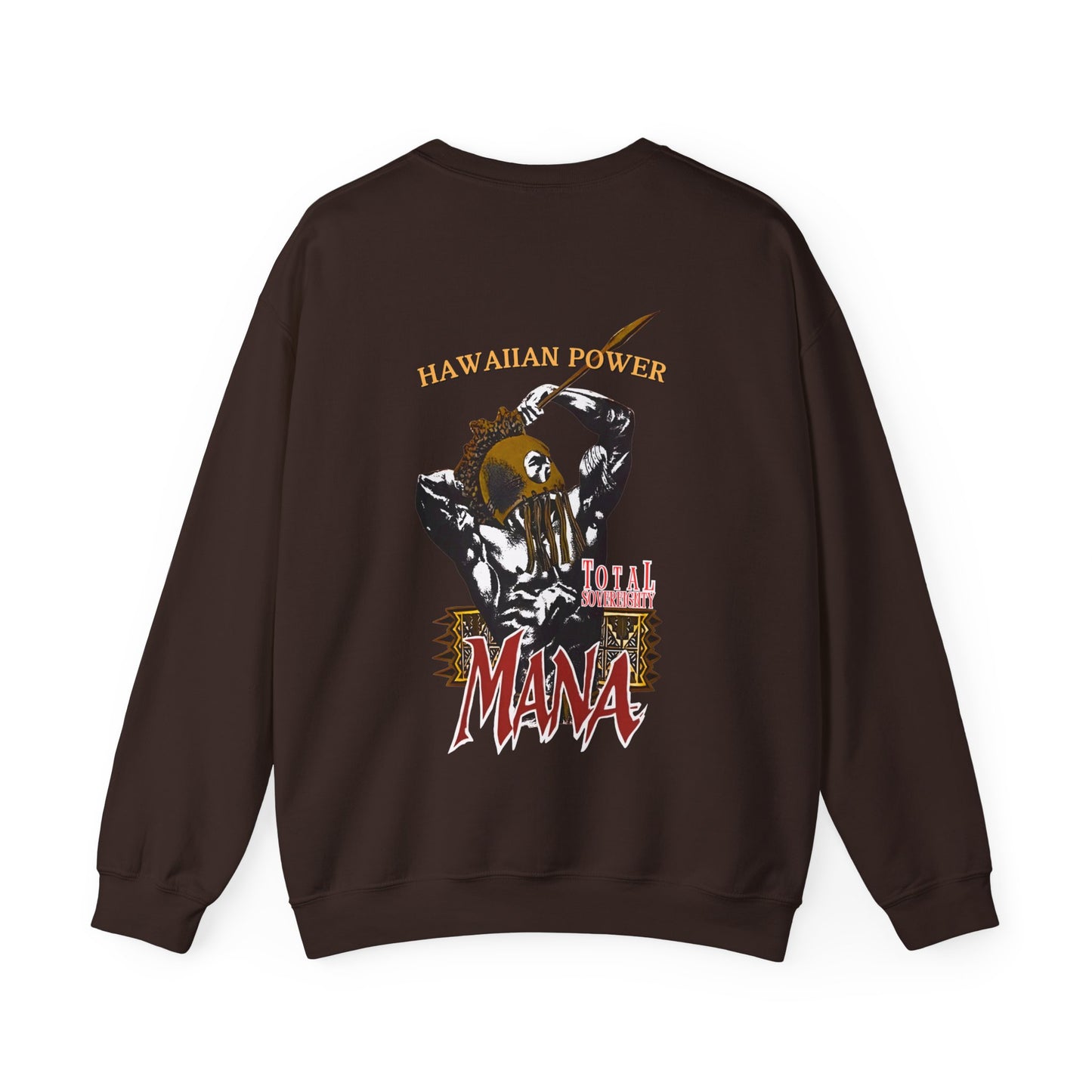 Hawaiian Strength Hawaiian Power Mana Total Sovereignty Vintage Design 90s New Print Unisex Heavy Blend™ Crewneck Sweatshirt