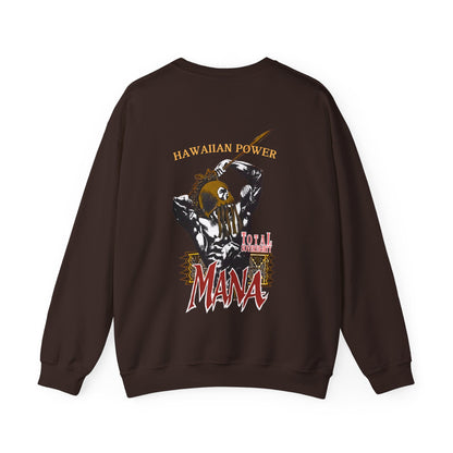 Hawaiian Strength Hawaiian Power Mana Total Sovereignty Vintage Design 90s New Print Unisex Heavy Blend™ Crewneck Sweatshirt